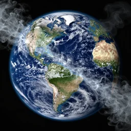 a pattern of vapour blending with an atmospheric jet stream diagram of planet earth, in the style of margaret watts hughes, weather report, satelite imagery, whole earth, octane,
