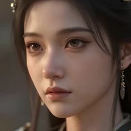closeup macroshot detail portrait gorgeous beautiful girl as damzel in distress, high defenition, skintone, lights, rtx, volumetric, second render, sharp, 4k textures, dnd fantasy digital art, high detail, realistic