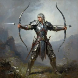 ashe, the frost archer, highly detailed painting by gaston bussiere, craig mullins, j. c. leyendecker 8 k