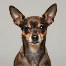 portrait of a min pin by tim shumate