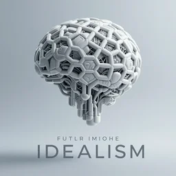 futuristic idealism, hive minds. movie poster.