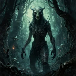 missing poster for a lost eldritch lovecraftian creature, digital art