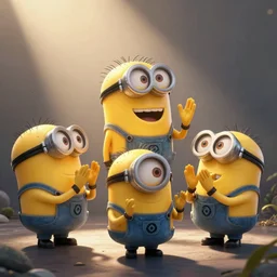 Minions applauding.