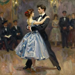 ballroom rooney mara, intricate oil painting by john singer sargent, trending on artstation