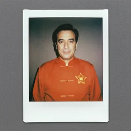 polaroid of george costanza wearing chinese communist clothing, colored, taschen, award - winning, by nan goldin