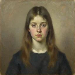 a painting, oil on canvas, by peder kroyer