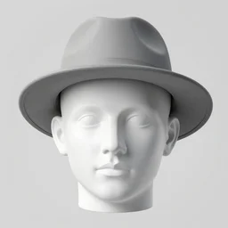 a head, 1 9 3 0 style, it is wearing a hat with flowes, vogue cover style, greg rutkowski style