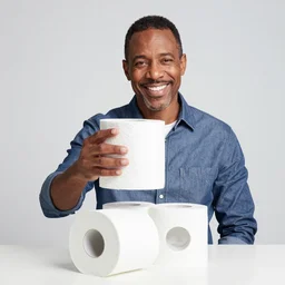 Joel Osteen on a package of toilet paper