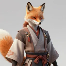 A handsome male kitsune warrior with fox ears, visualartzi, Japanese, concept art by Karla Ortiz, James Paick, Charlie Bowater, Krenz Cushart, highly detailed, ultra detailed, ultra realistic, trending on artstation, cgstudio