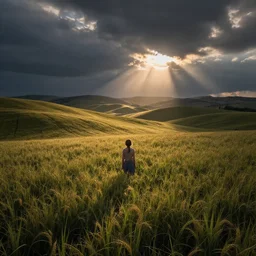 sylvana simons working in the fields