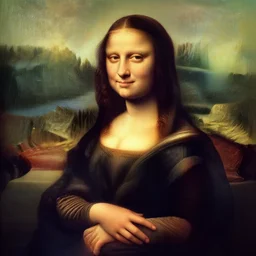 brad pitt as the mona lisa