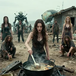 she makes the deep boil. dark fantasy about casually - dressed women with male humans in dirty seaside town, a globster, and beautiful song. color!! cinematic still from a 2 0 1 1 action - packed hunting!!! hybridizing!! alien - robot invasion science - fiction movie by eli roth. assimilating alien military vehicles and weapons.