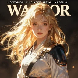 warrior girl comic book cover