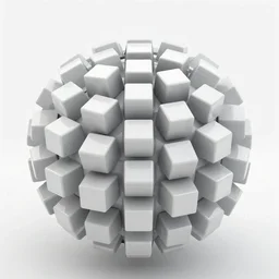 Procedural cube pattern, Mandelbulb 3D, popular on artstation