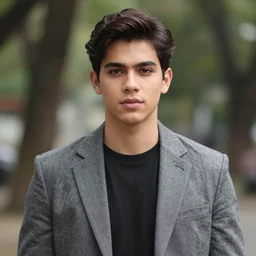 outdoor medium close shot of a very very very very extremely handsome!!! good looking young man in 2 0 2 2 with the face of jose rizal!!! hair like jose rizal, eyes like jose rizal and wearing modern clothes photo taken in 2 0 2 2, 3 5 mm f 1. 4 digital color photography