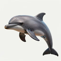concept art by jama jurabaev, brush stroke, robotic cyberpunk dolphin, scifi, trending on artstation, high quality, extremely detailed