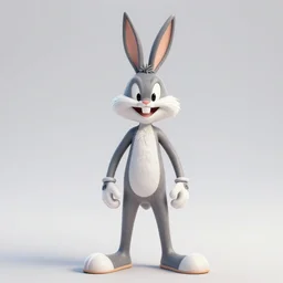 bugs bunny in mortal kombat, videogame character, 3d render, 4k, artstation