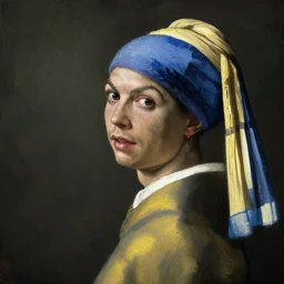portrait of cristiano ronaldo, oil painting by johannes vermeer, 1 7 th century, art, oil on canvas, wet - on - wet technique, highly realistic, expressive emotions, intricate textures, illusionistic detail, 4 k