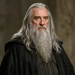 anthony hopkins as gendalf in the lord of the rings movie, digital illustration, highly detailed, hyperrealistic, 8 k, artstation, by rutkowski and stalenhag and beksinski