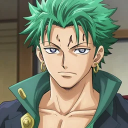 Jotaro Kujo, in the style of Hirohiko Araki