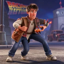 film still from pixar adaptation of back to the future ( 1 9 8 5 )