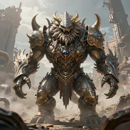 an epic action concept painting by sd ai of an exquisite monster masterpiece. digital art