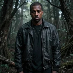 dark fantasy style kanye west emo goth surrealism