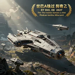 a extremely detailed concept art of alien space ships