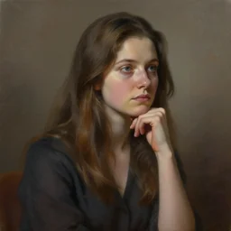Jerma thinking and pondering, Realistic, Hyperrealistic, Highly Detailed, Very Detailed, HD Quality, 8k Resolution, Digital Art, Oil Painting, Trending on Artstation, Real Life