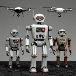 ( ( ( ( ( 1 9 5 0 s robot knome, walle, johnny - five. b 9 robot lost in space robert kinoshita robby the robot, silent running drone, android. muted colors. ) ) ) ) ) by j nelson boren!!!!!!!!!!!!!!!!!!!!!!!!!!!!!!