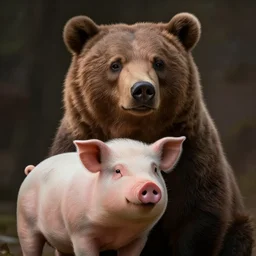 half man half bear half pig creature