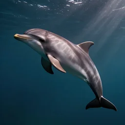 photorealistic dolphin