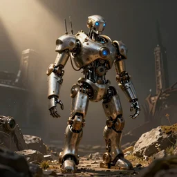 a steampunk robot