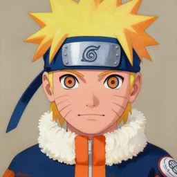 hyper detailed portrait of naruto, kids illustration, award winning painting