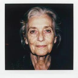 beautiful portrait old woman, beautiful polaroid photo