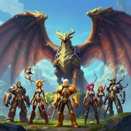 mount epic spectral pterrorwing screenshot world of warcraft mounts worldboss comics, that looks like it is from borderlands and by feng zhu and loish and laurie greasley, victo ngai, andreas rocha, john harris