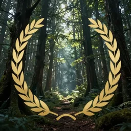 Mystical forest, fantasy art