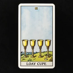 the 4 of cups tarot card by Austin osman spare