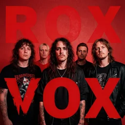 red vox album cover, music album cover, alternative rock band