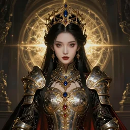 imperial princess knight gothic girl. intricate, centered, amazing composition, by ruan jia, by robert hubert, by zhang kechun, illustration
