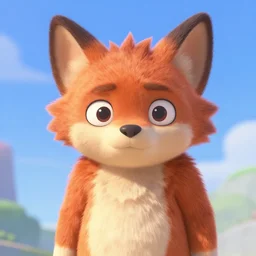 Legoshi from Beastars, portrait, a still from Zootopia (2016), 4K Bluray, pixar style