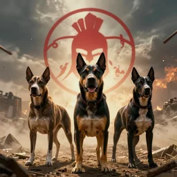 spartans dogs, 3 0 0 movie epic scene, cinematic lighting, epic cinematic, highly detail, digital art style