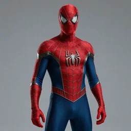 Miles Morales in a Spider-Man costume designed by Balmain, photorealistic, cinematic, 8k, artstation