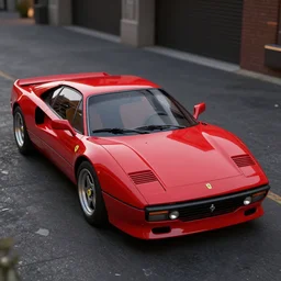 ferrari 288 gto, hypermaximalistic, high details, cinematic, 8k resolution, beautiful detailed, insanely intricate details, artstation trending, octane render, unreal engine,