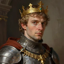 king arthur's knight, close-up portrait, powerfull, intricate, elegant, volumetric lighting, scenery, digital painting, highly detailed, artstation, sharp focus, illustration, concept art, ruan jia, steve mccurry