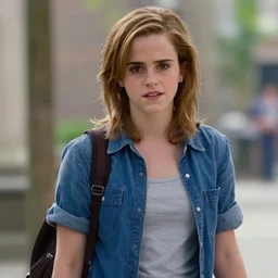 emma watson starring in the movie back to the future part 2, movie still, 8 k