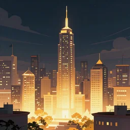 The City of Voices becoming a vision, and it glows from the outside, artstation, concept art, sharp focus, illustration