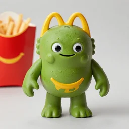 The Thing (1982) McDonald's Happy Meal toy, 1980s product photography
