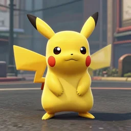 pikachu in gta 5, unreal engine 5