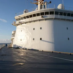 flight deck of a ship